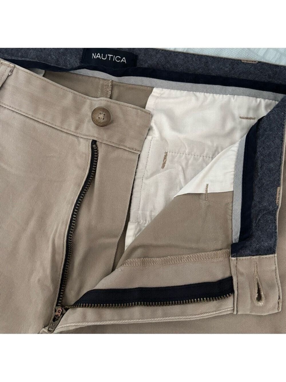 Nautica Men’s Khaki The Deck Pant - Picture 5 of 7